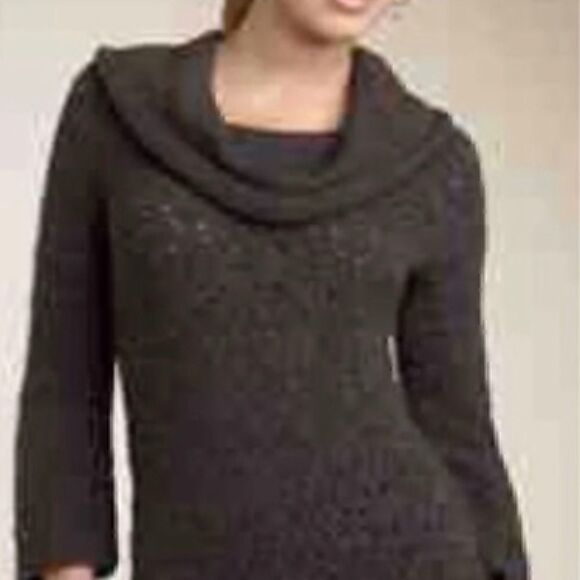 juicy couture Dress Womens Small Tunic Sweater Y2K Cowl Neck wool blend knit - Picture 2 of 9